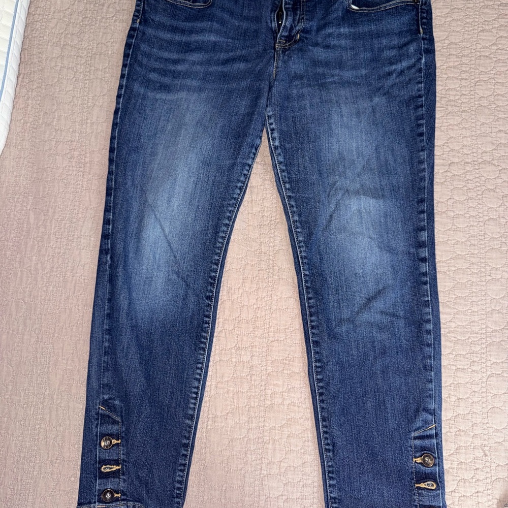 GAP Dark Blue Ankle Jeans